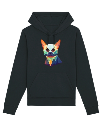 geometric dog Black