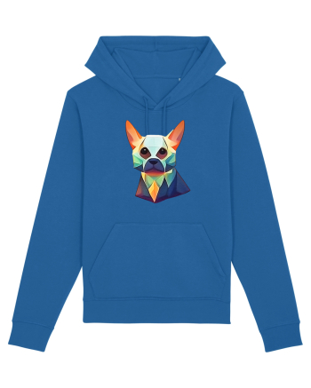 geometric dog Royal Blue