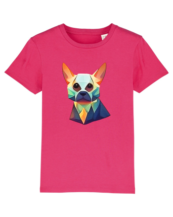 geometric dog Raspberry