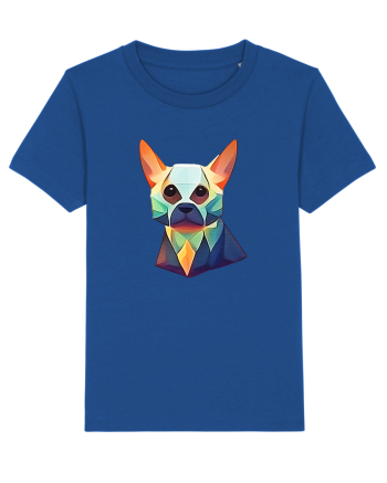 geometric dog Majorelle Blue
