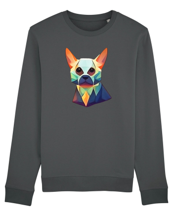 geometric dog Anthracite