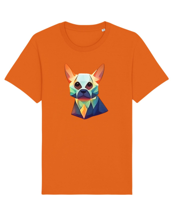 geometric dog Bright Orange