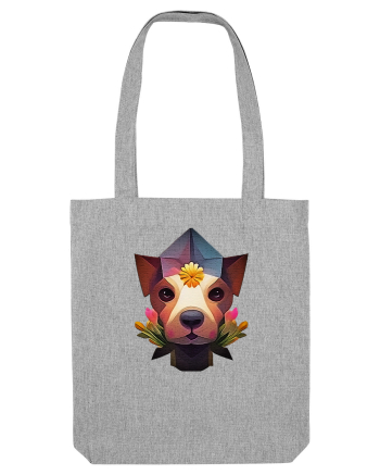 artsy dog Heather Grey