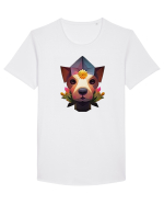 artsy dog Tricou mânecă scurtă guler larg Bărbat Skater