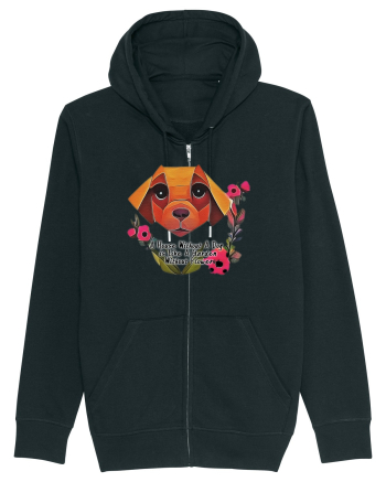 dog flower Black