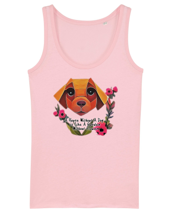 dog flower Cotton Pink