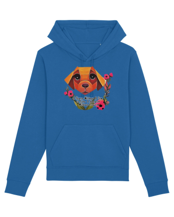 dog flower Royal Blue