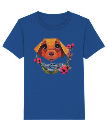 dog flower Majorelle Blue