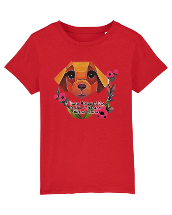 dog flower Red