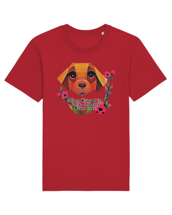dog flower Red