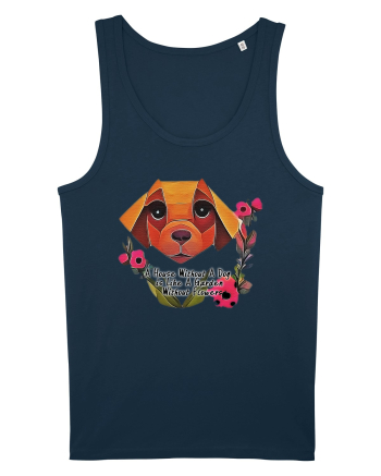 dog flower Navy