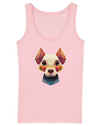catel stilizat Cotton Pink