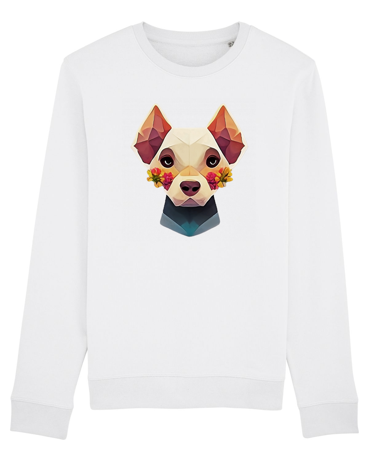 Bluză mânecă lungă Unisex Rise White