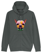 bulldog Hanorac cu fermoar Unisex Connector