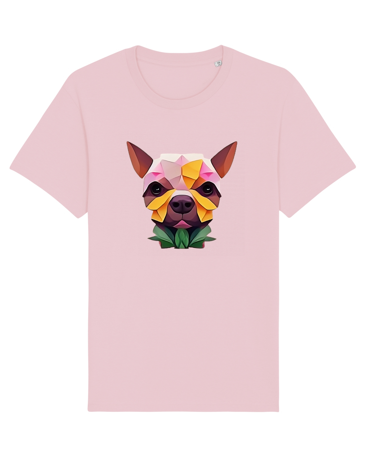 Tricou mânecă scurtă Unisex Rocker Cotton Pink