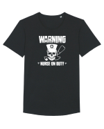 NURSE Tricou mânecă scurtă guler larg Bărbat Skater
