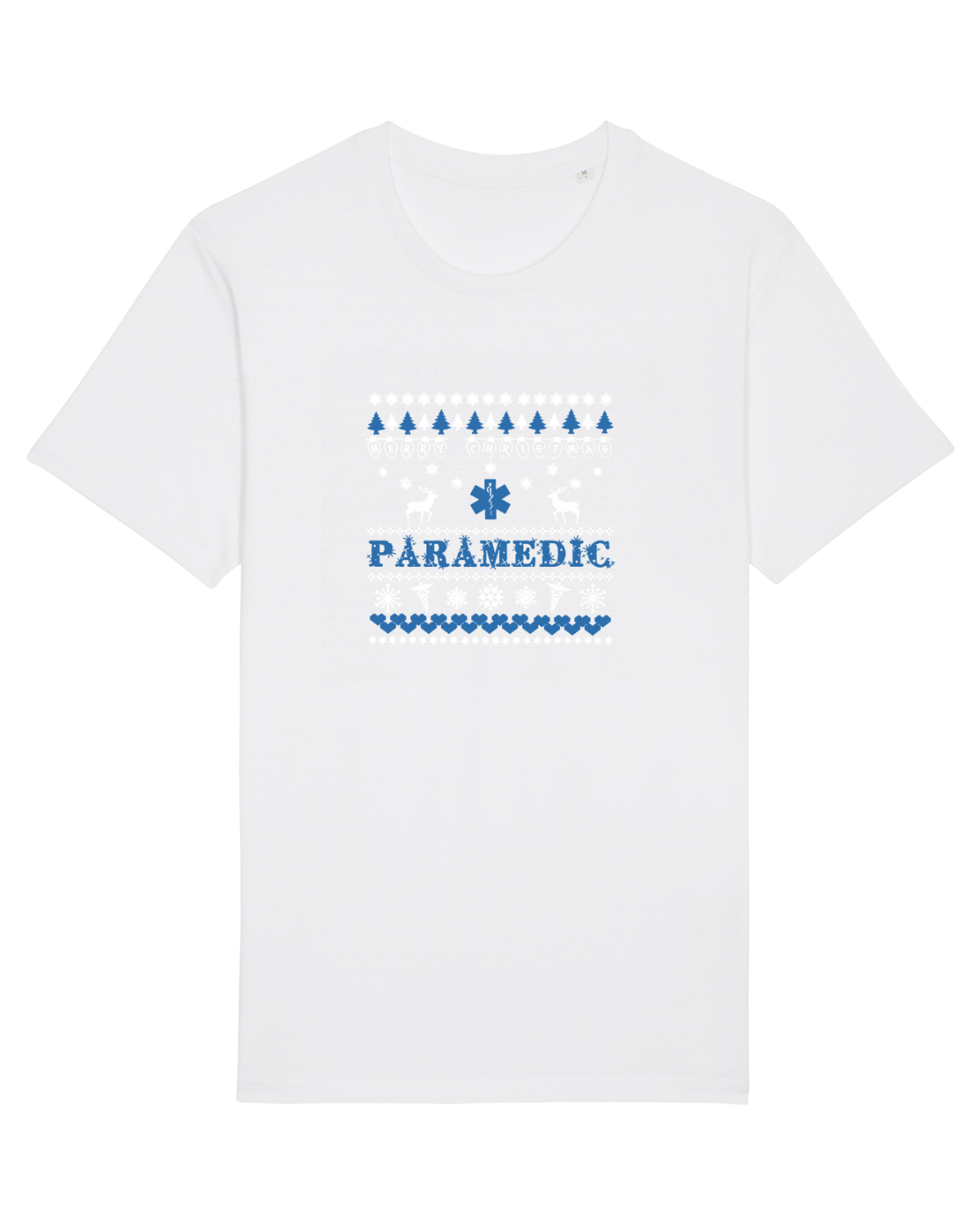 Tricou mânecă scurtă Unisex Rocker White
