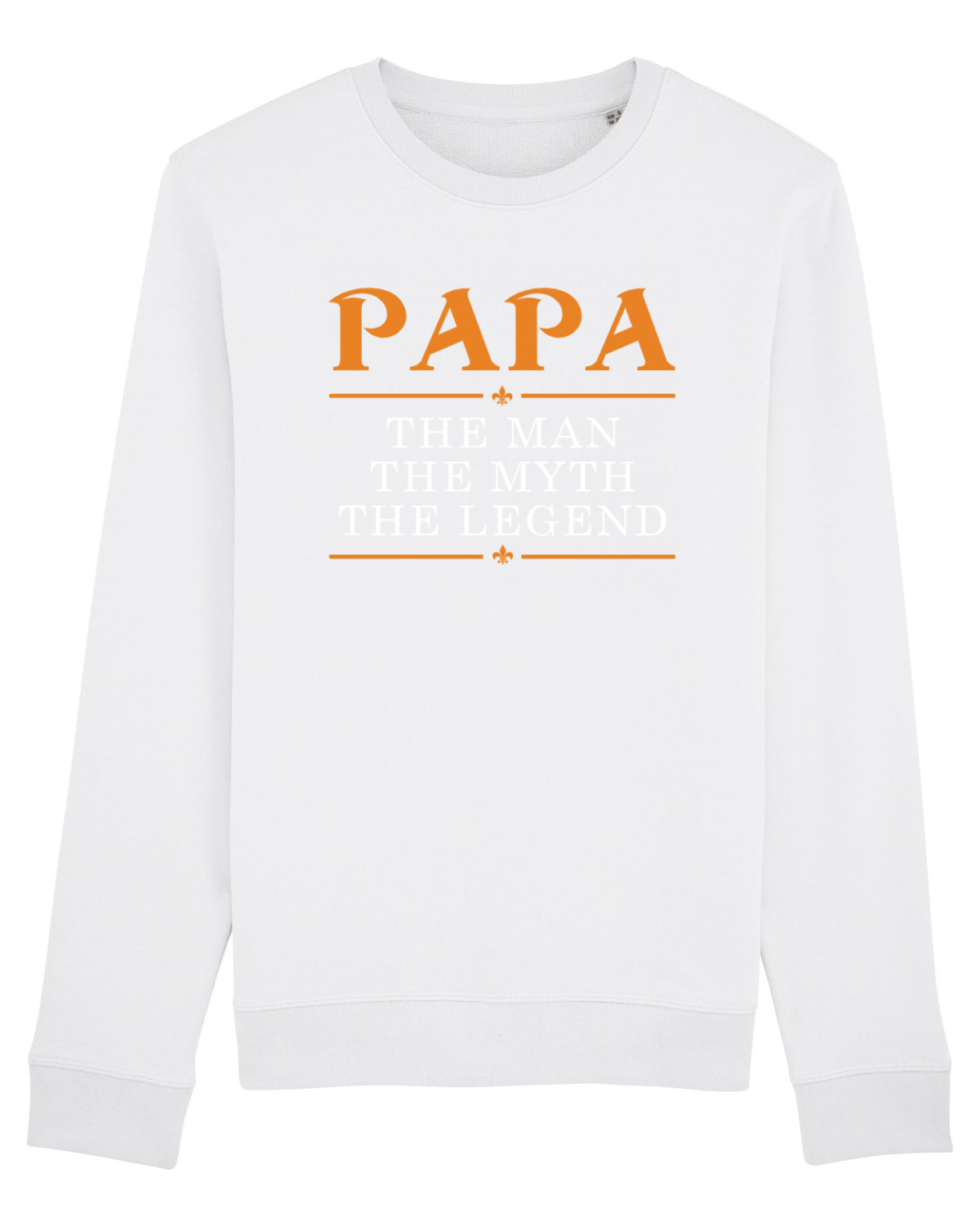 Bluză mânecă lungă Unisex Rise White