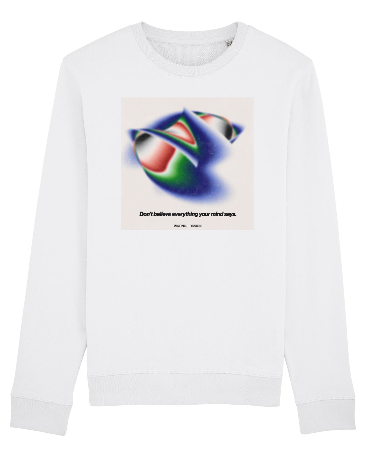 Bluză mânecă lungă Unisex Rise White