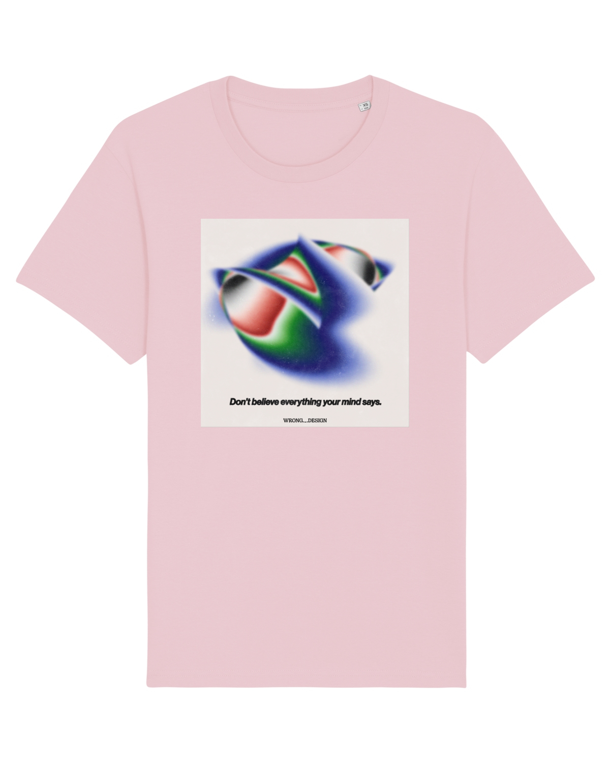 Tricou mânecă scurtă Unisex Rocker Cotton Pink