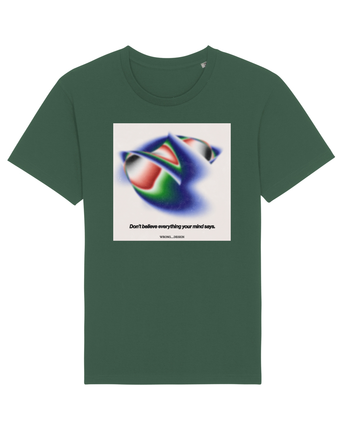 Tricou mânecă scurtă Unisex Rocker Bottle Green