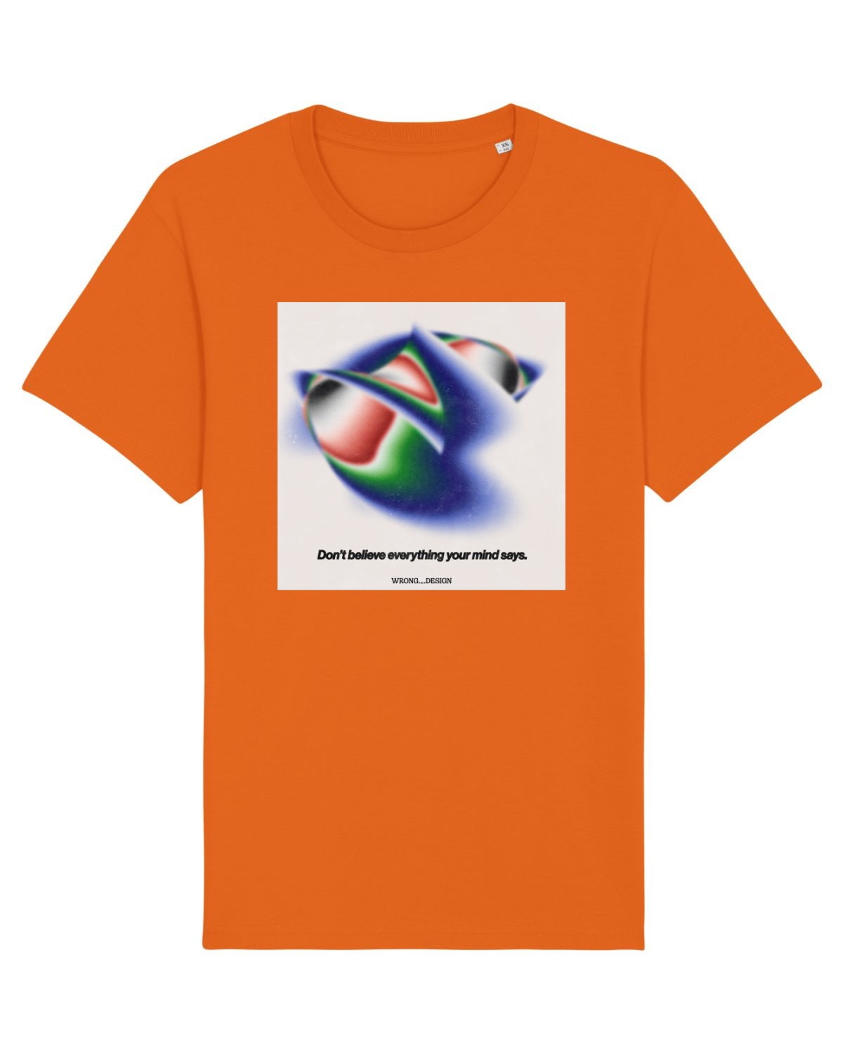 Tricou mânecă scurtă Unisex Rocker Bright Orange