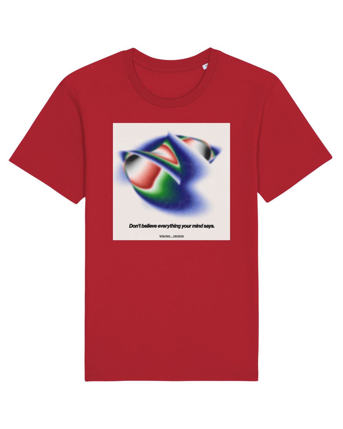Tricou mânecă scurtă Unisex Rocker Red
