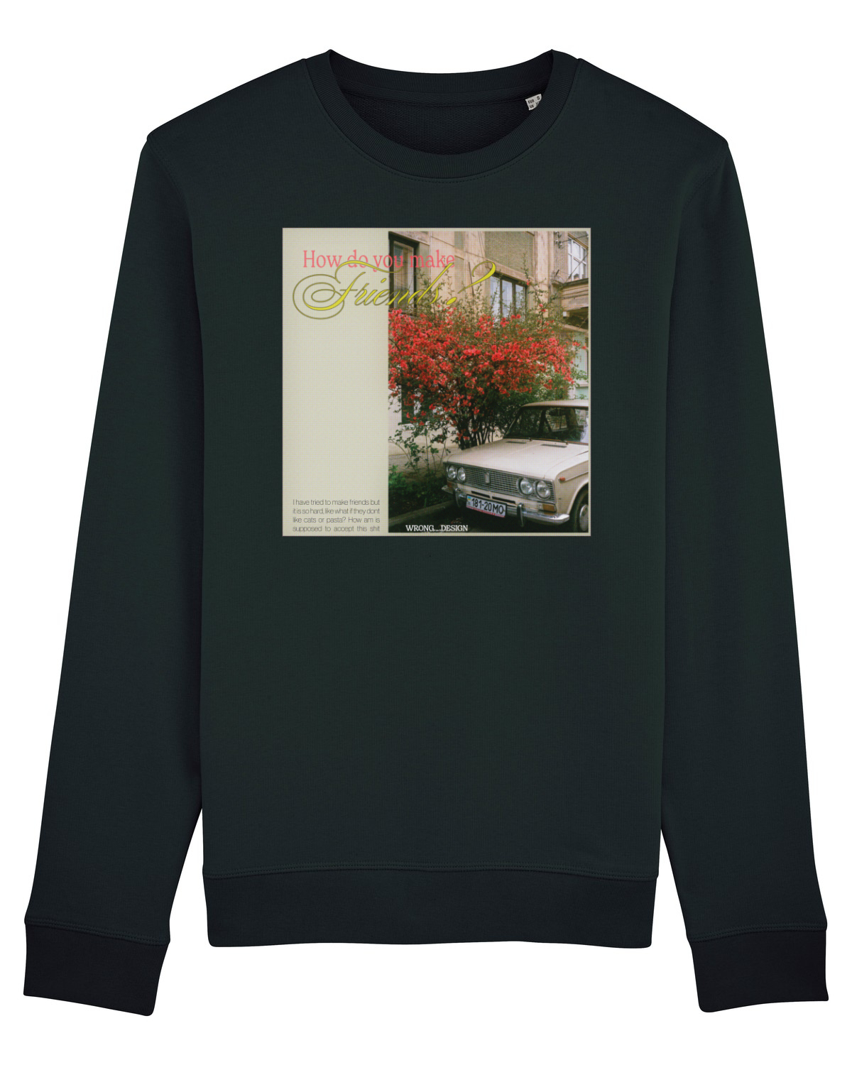 Bluză mânecă lungă Unisex Rise Black