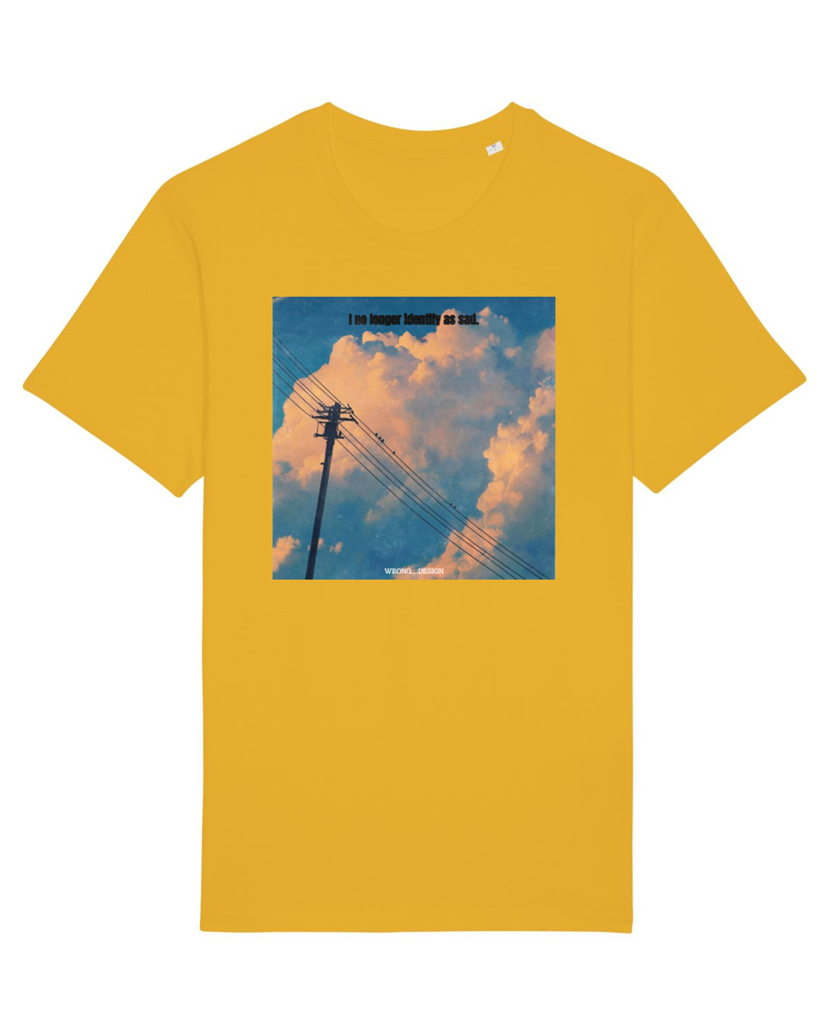 Tricou mânecă scurtă Unisex Rocker Spectra Yellow