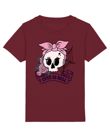 Cute As Hell Burgundy