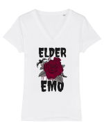 Elder Emo Tricou mânecă scurtă guler V Damă Evoker