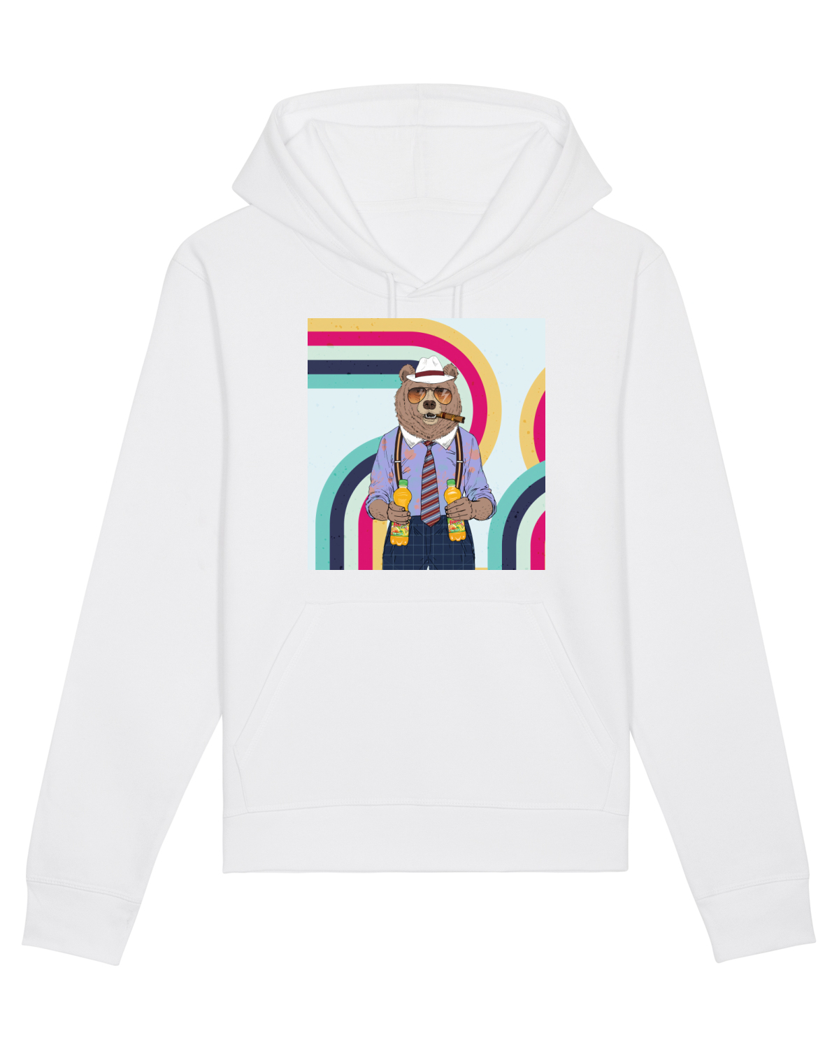 Hanorac Unisex Drummer White