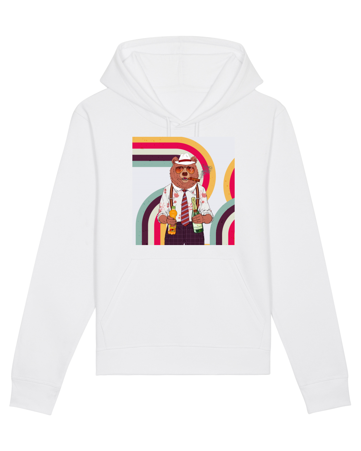 Hanorac Unisex Drummer White