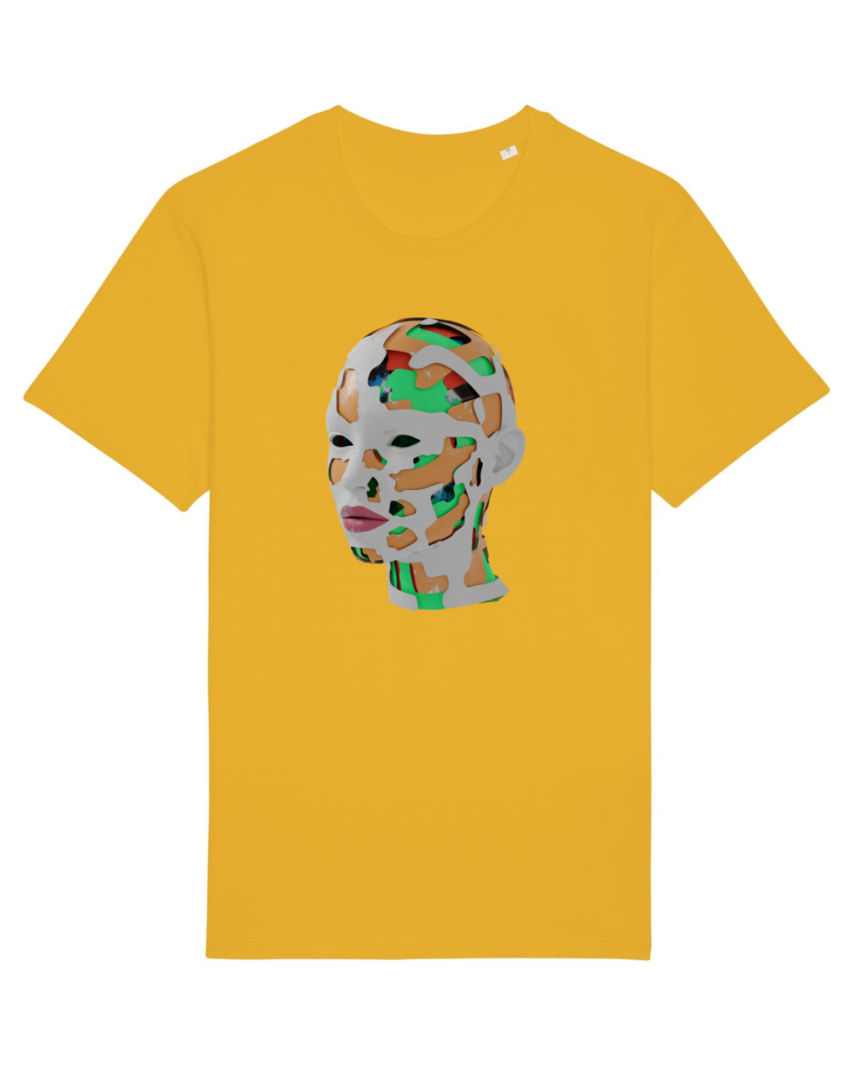 Tricou mânecă scurtă Unisex Rocker Spectra Yellow