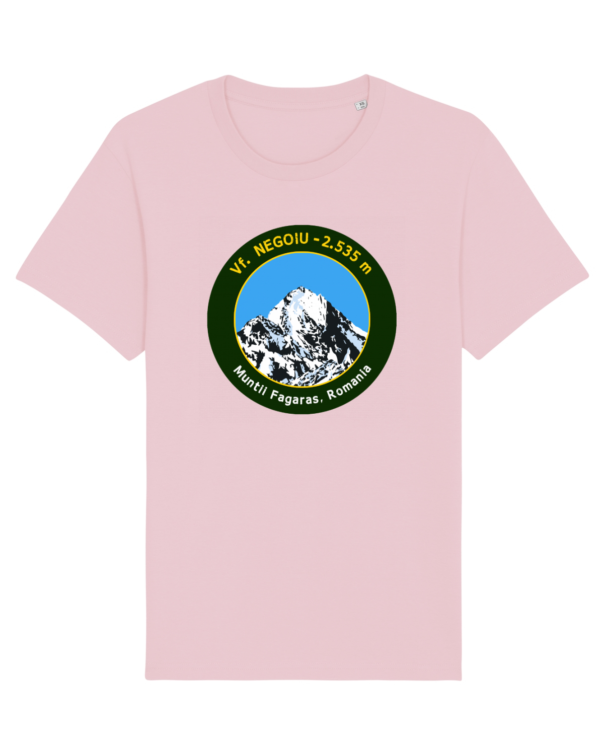 Tricou mânecă scurtă Unisex Rocker Cotton Pink