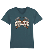 Carpenter life Tricou mânecă scurtă guler V Bărbat Presenter