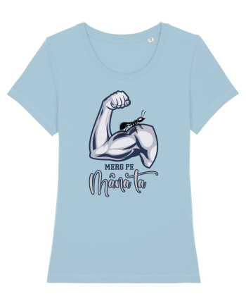 Merg pe mâna ta Sky Blue