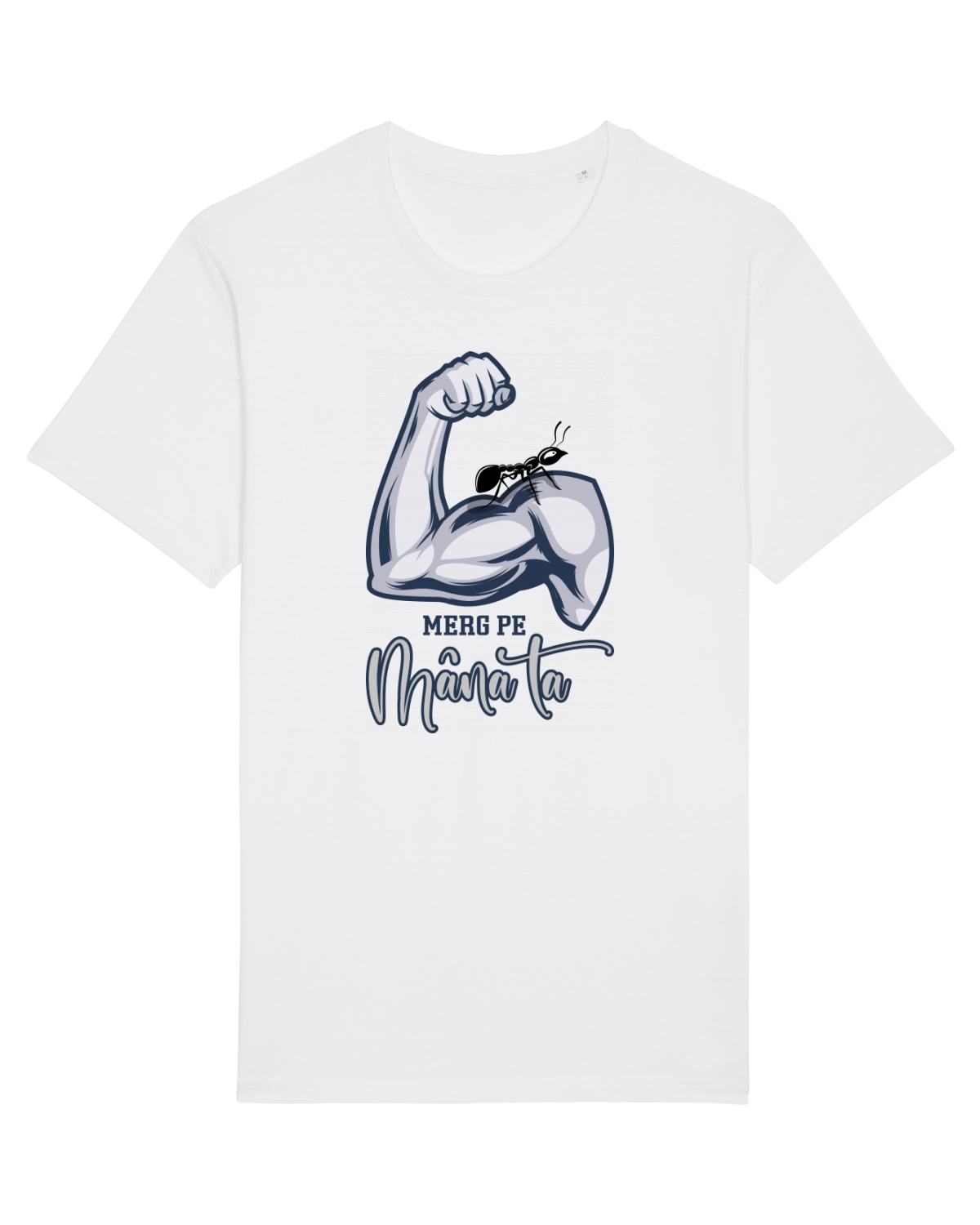 Tricou mânecă scurtă Unisex Rocker White