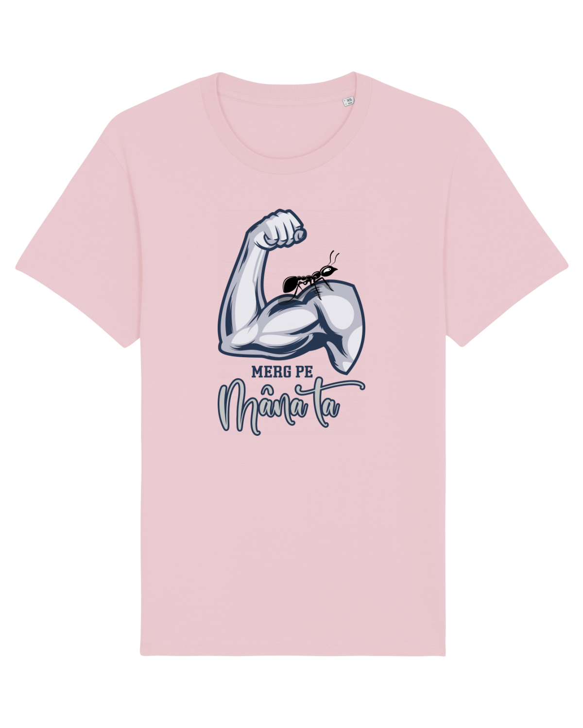 Tricou mânecă scurtă Unisex Rocker Cotton Pink