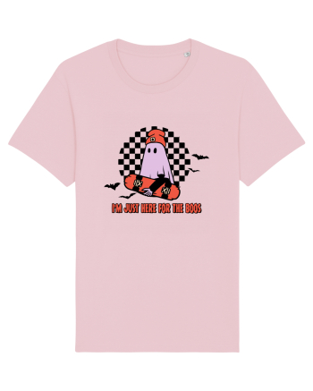 I'm Just Here For The Boos Cotton Pink
