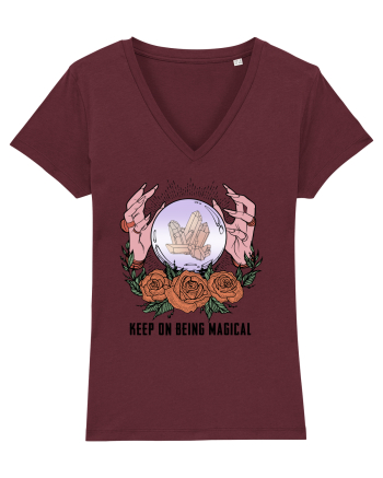 Keep On Being Magical Burgundy