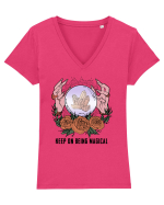 Keep On Being Magical Tricou mânecă scurtă guler V Damă Evoker