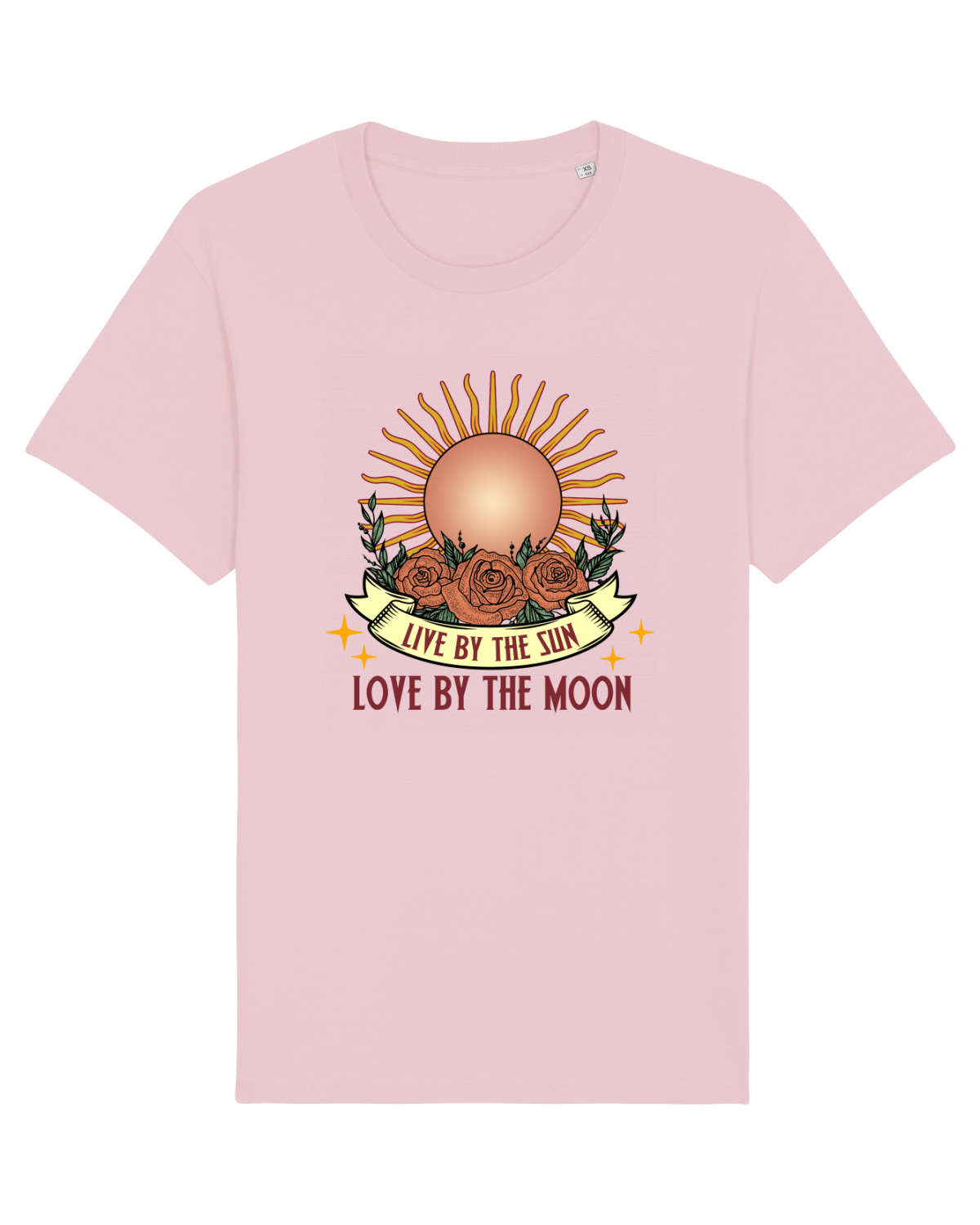 Tricou mânecă scurtă Unisex Rocker Cotton Pink