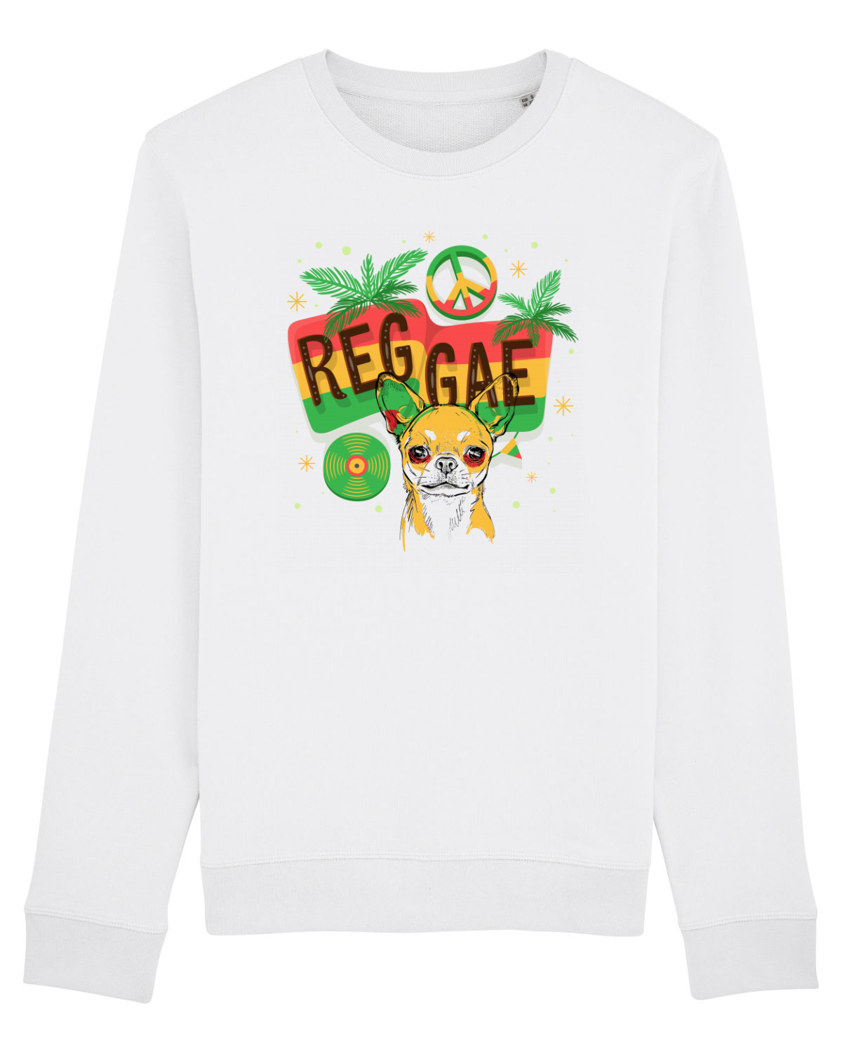 Bluză mânecă lungă Unisex Rise White