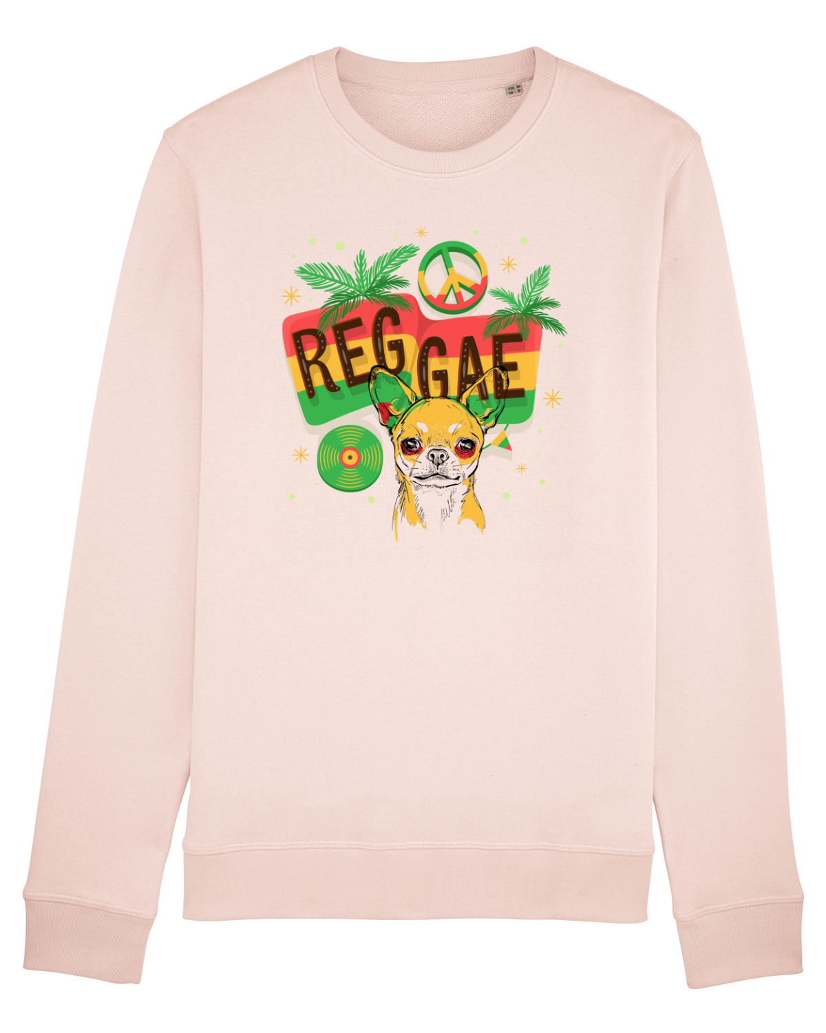 Bluză mânecă lungă Unisex Rise Candy Pink