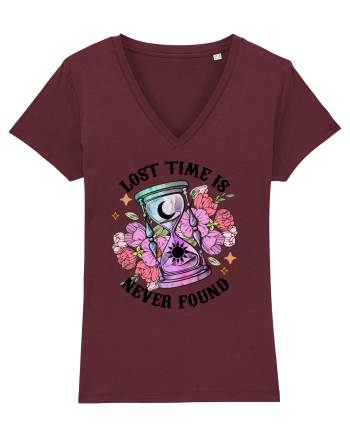 Lost Time Is Never Found Burgundy