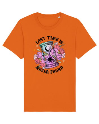 Lost Time Is Never Found Bright Orange