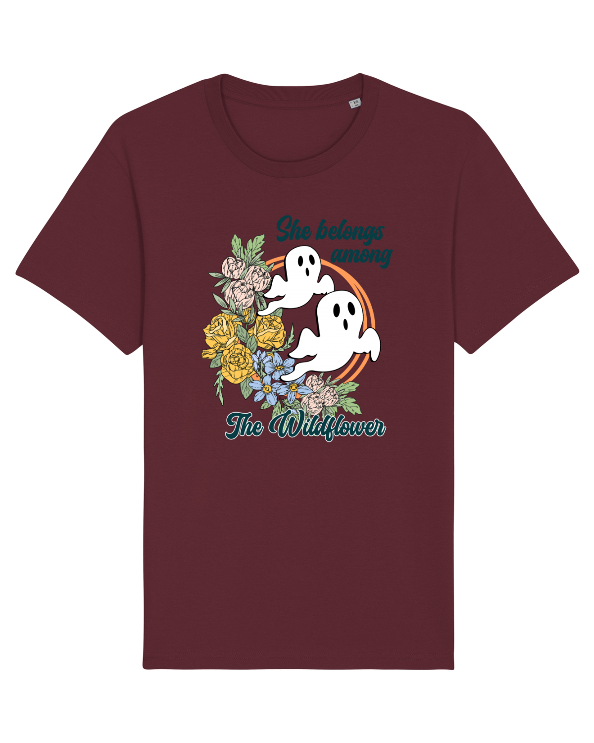 Tricou mânecă scurtă Unisex Rocker Burgundy