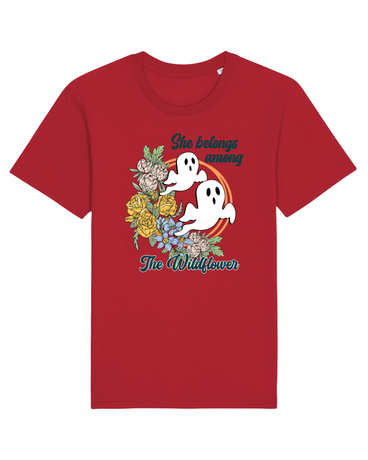 Tricou mânecă scurtă Unisex Rocker Red