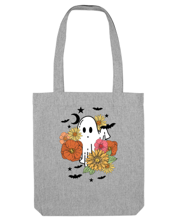 Spooky Fall Boo Heather Grey